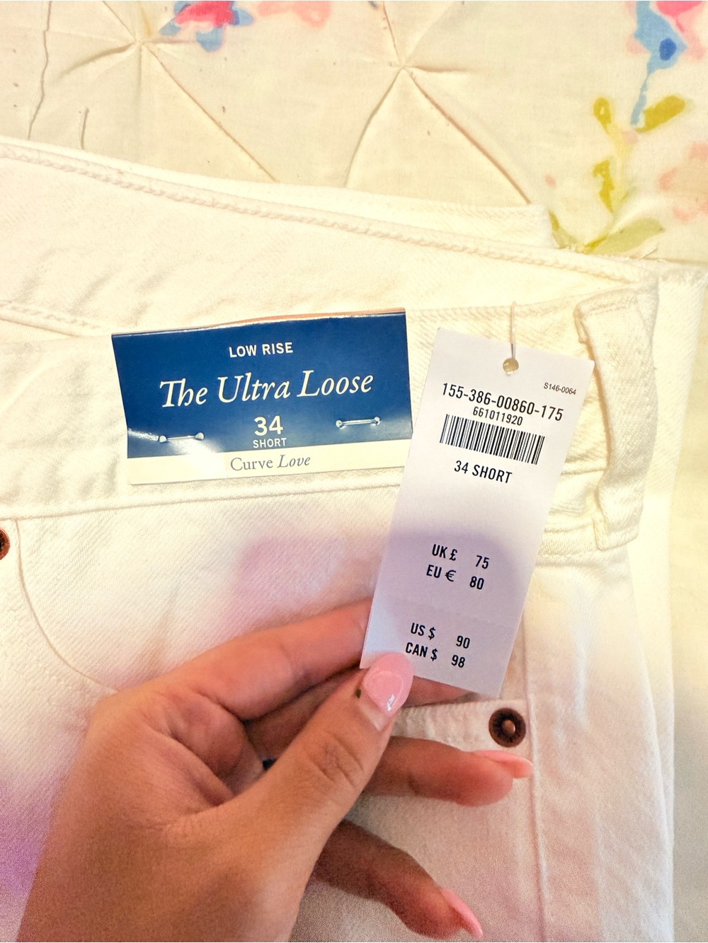Abercrombie Jeans low rise White Women's Jeans - Picture 3 of 3